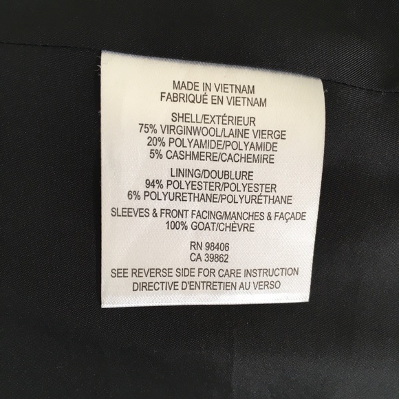 Theory Wool and Leather Coat - Picture 5 of 5